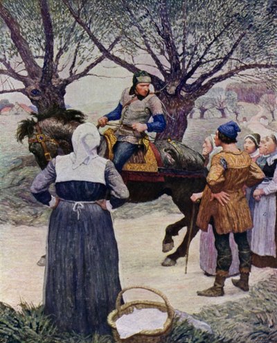 Illustration for The Black Arrow by Robert Louis Stevenson by Newell Convers Wyeth